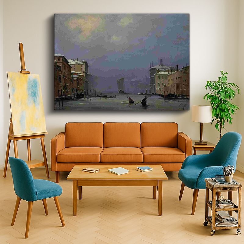 Ressam Kanvas Tablo 491